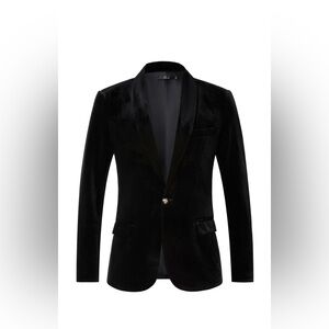 Black Velvet Blazer